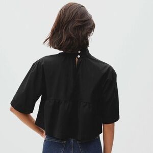 Everlane Tiered Mockneck Top